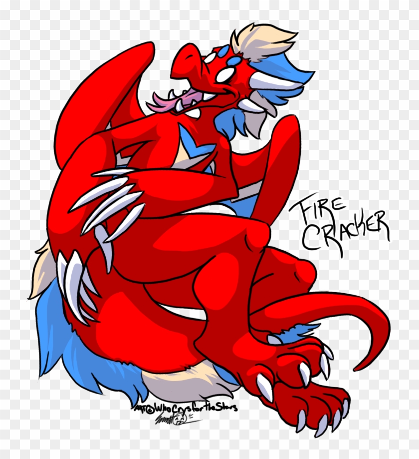 Bear-claw Dragon - Firecracker - Cartoon Clipart