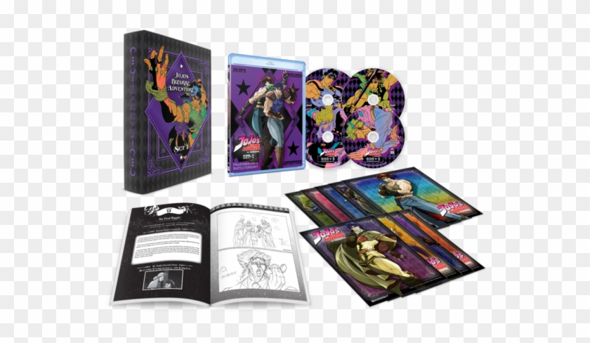 Jojo's Bizarre Adventure - Jojo's Bizarre Adventure Blu Ray Set Clipart
