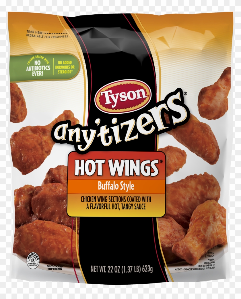 Tyson® Any'tizers® Buffalo Style Bone-in Chicken Wings, - Tyson Any Tizers Wings Clipart #1573585