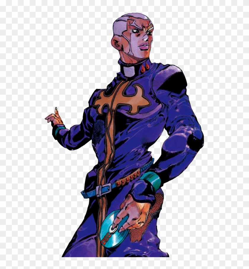 Enrico Pucci Stone Ocean Jojo's Bizarre Adventure Transparent - Jojo's Bizarre Adventure Ocean Stone Pucci Clipart #1573587