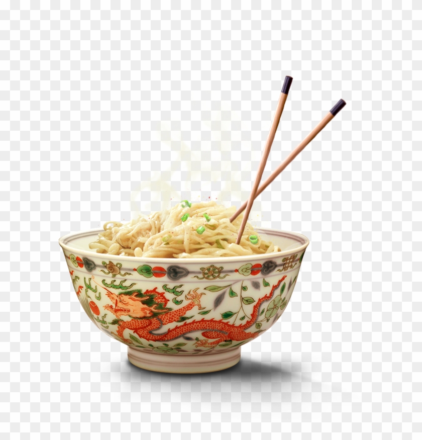 Noodle - Bowl Of Noodles With Chopsticks Clipart #1573815