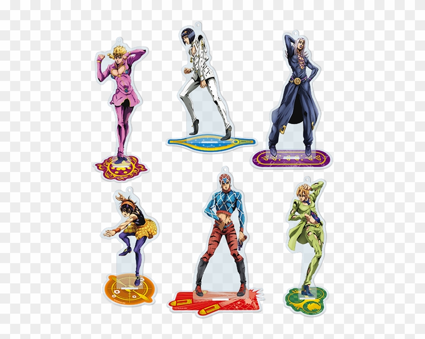 Photo Of Jojo's Bizarre Adventure Golden Wind Standing - Jojo Stand Collection Figure Keychain Golden Wind Clipart