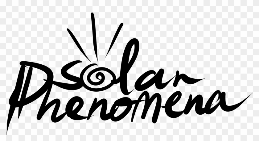 Solar Phenomena - Calligraphy Clipart