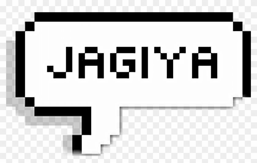 Jagiya Korean Speech Pixel Bubble Png Got7 Logo Gold - Graphic Design Clipart