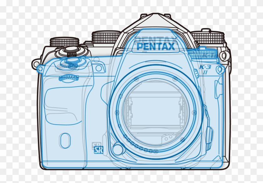 Front）pentax Aps C Size Slr Camera Back）pentax 35mm Clipart #1574273