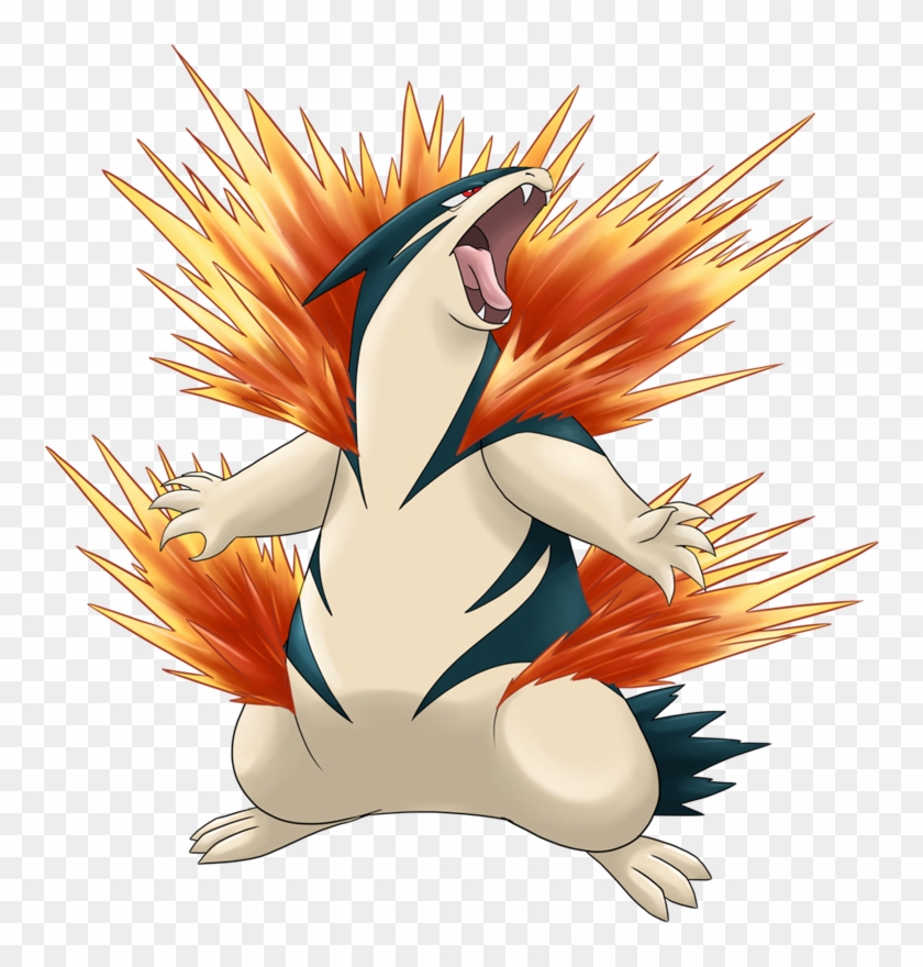 Typhlosion Mega Evolution Shiny Clipart