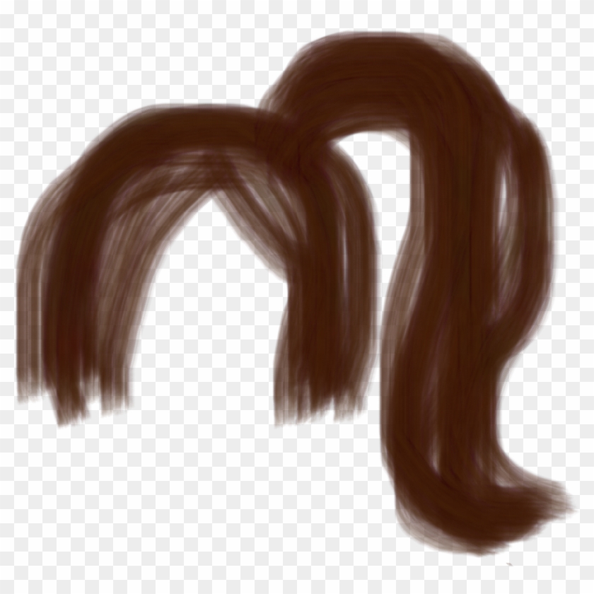Ponytail Sticker - Tan Clipart #1574774