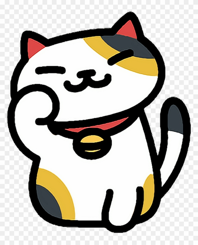 Neko Cat Nekoatsume Cute Simple Kitty Game Japanese - Ms Fortune Wallpaper Neko Atsume Clipart