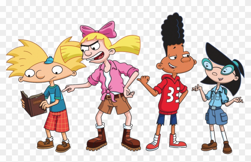At The Movies - Hey Arnold Characters Clipart #1575585