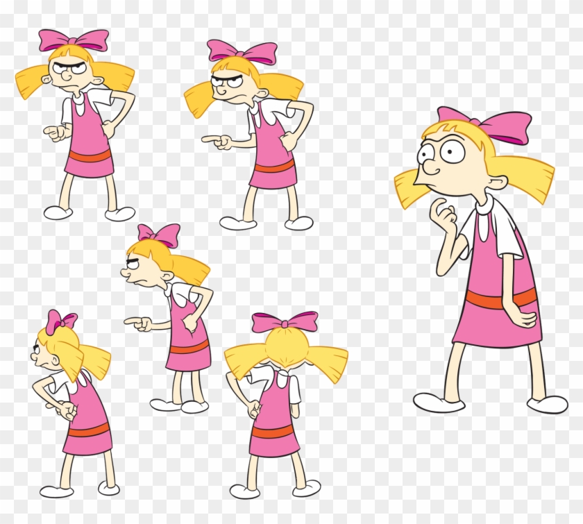 Png - Hey Arnold Helga Png Clipart