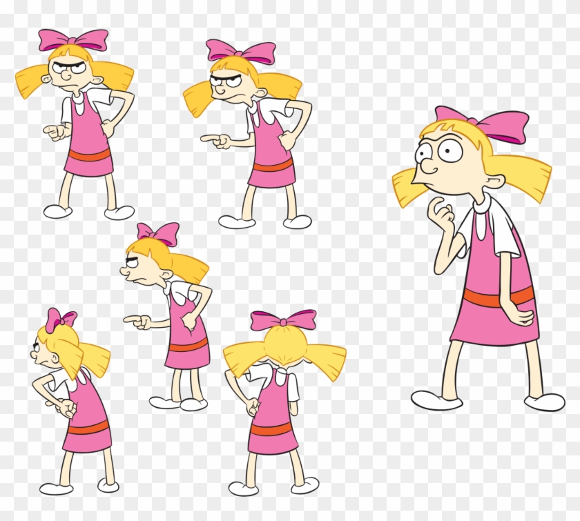 Png - Hey Arnold Helga Png Clipart #1575720