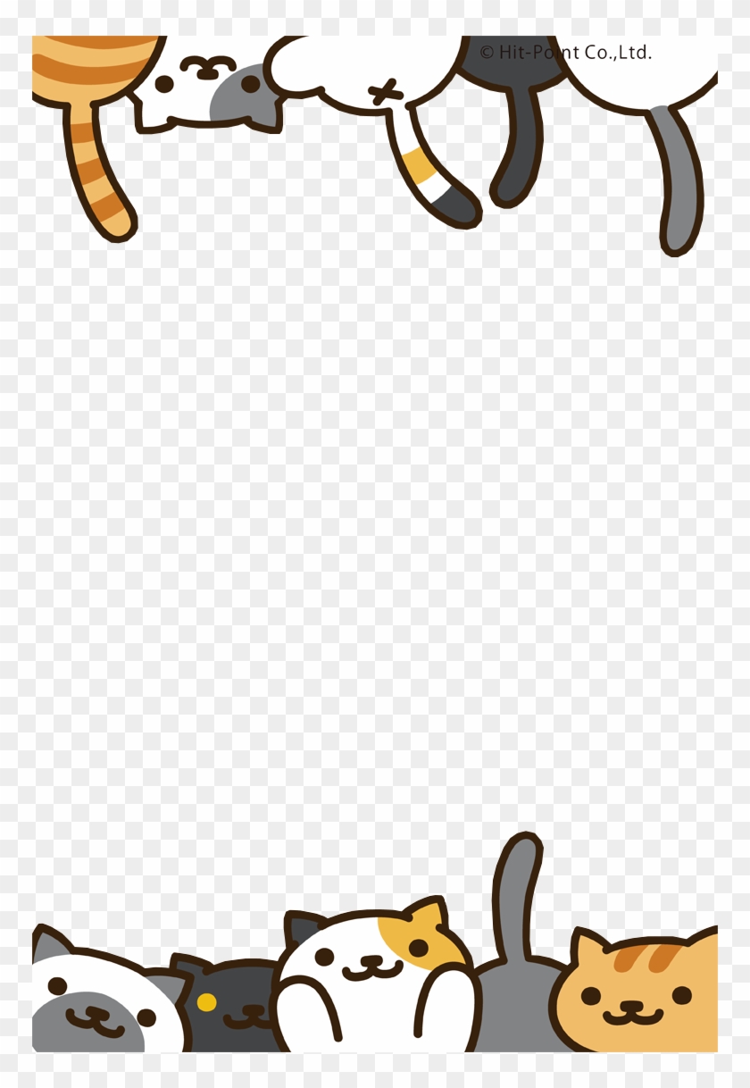 Transparent Edits Of The New Wallpapers So You Can - Neko Atsume Cats Iphone Background Clipart #1575722