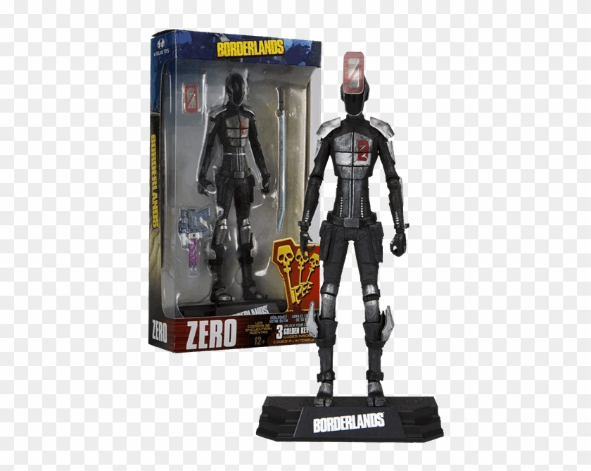 Zer0 7” Mcfarlane Toys Figure - Borderlands Figures Clipart