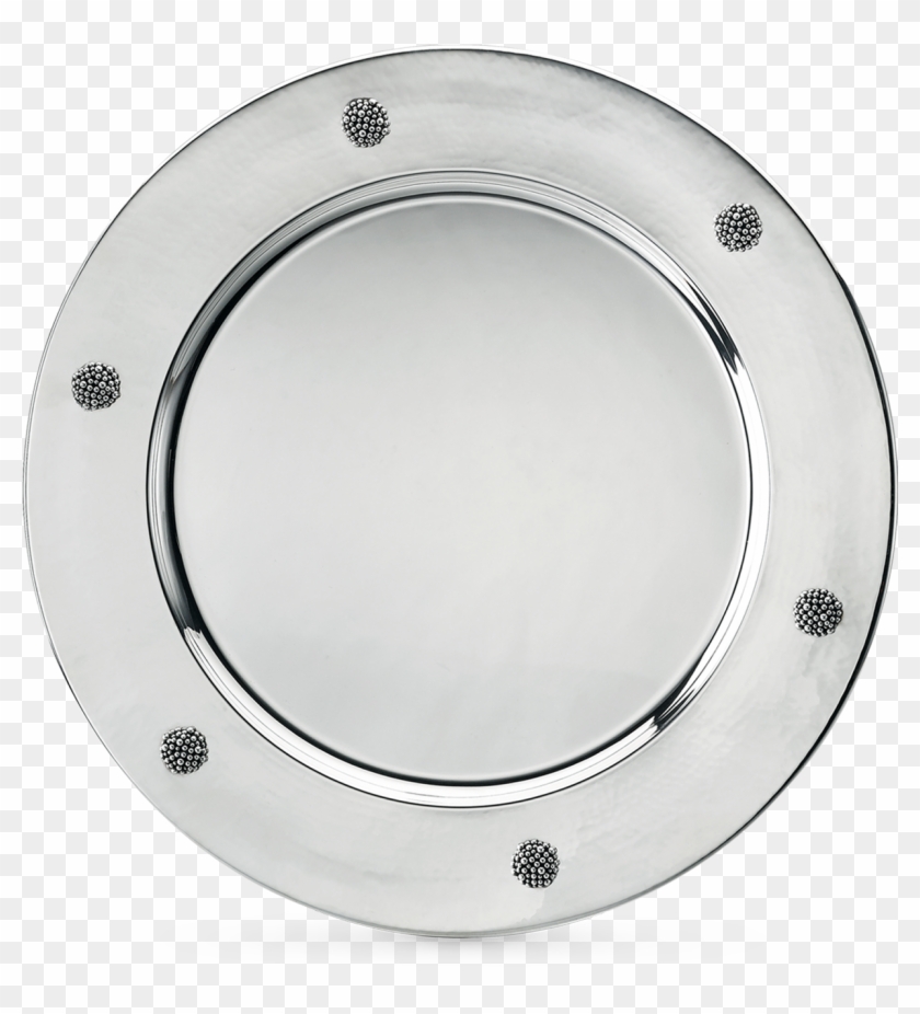 Buccellati - Dishes - Caviar Plate - Silver - Circle Clipart