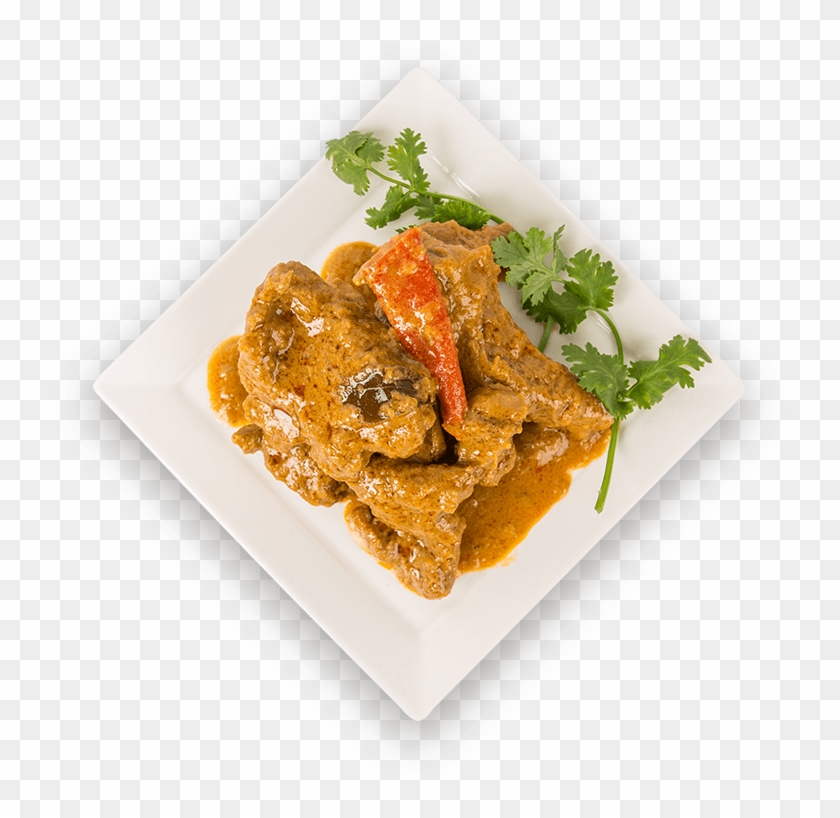 Indian Food On A White Plate - Indian Food In Plate Clipart #1575869