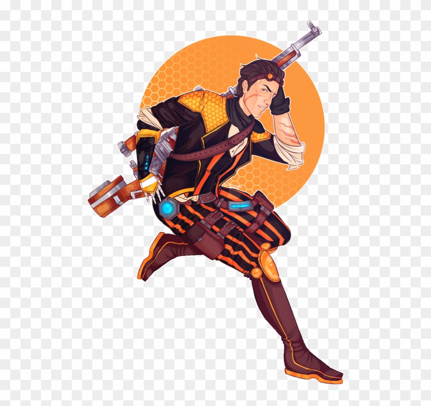 The Walking Dead Gameverified Account - Borderlands Fan Art Clipart