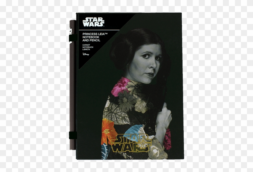 Princess Leia Notebook With Pencil - Star Wars Clipart