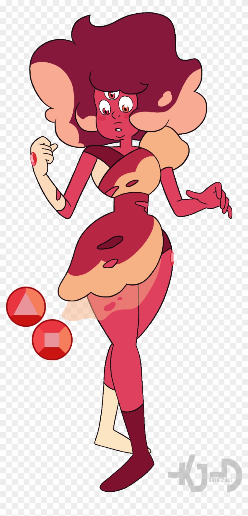 Leggy Padparadscha - Steven Universe Padparadscha Garnet Clipart
