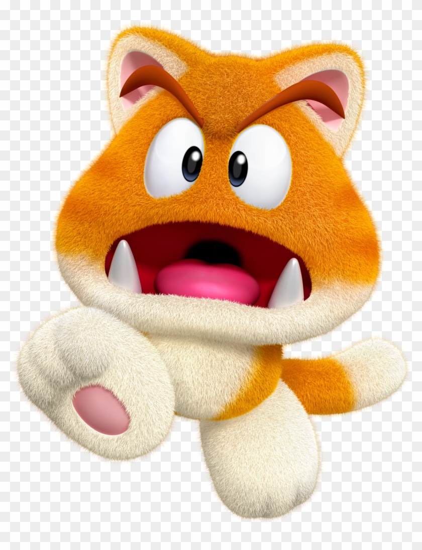 Drawn Mario Goomba - Mario 3d World Cat Goomba Clipart #1576541