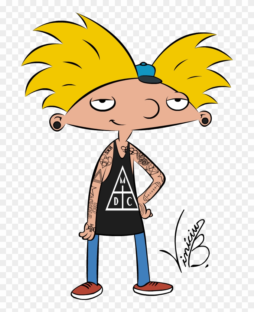 Hey Arnold With Tattoos Clipart #1576613