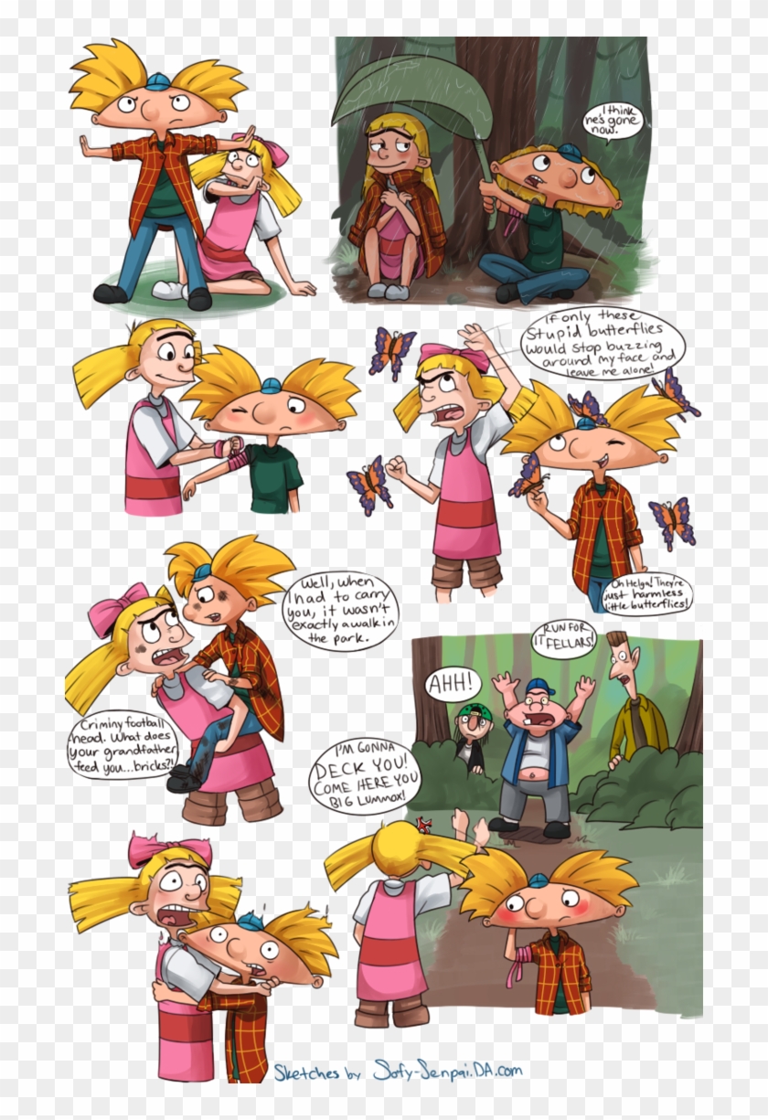 Hey Arnold Arnold And Helga, Cartoon Ships, Hey Arnold, Clipart