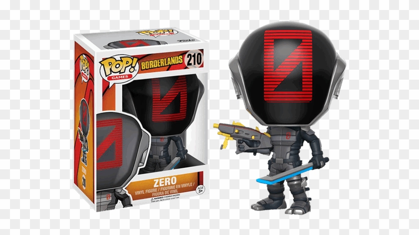 Zero Pop Vinyl Figure - Borderlands Pop Clipart #1576688