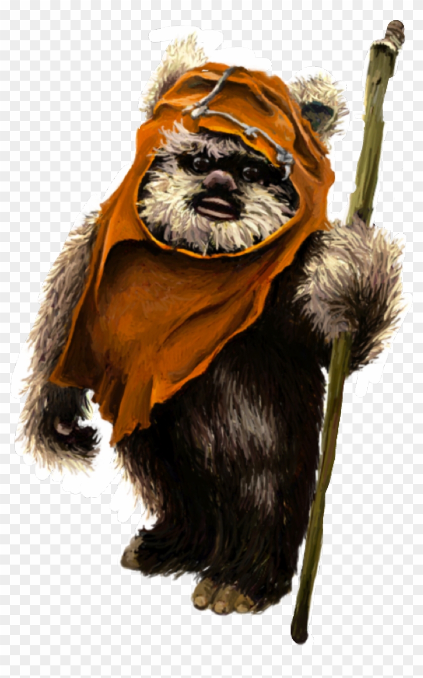 Ewok Sticker - Ewok Art Clipart #1576706