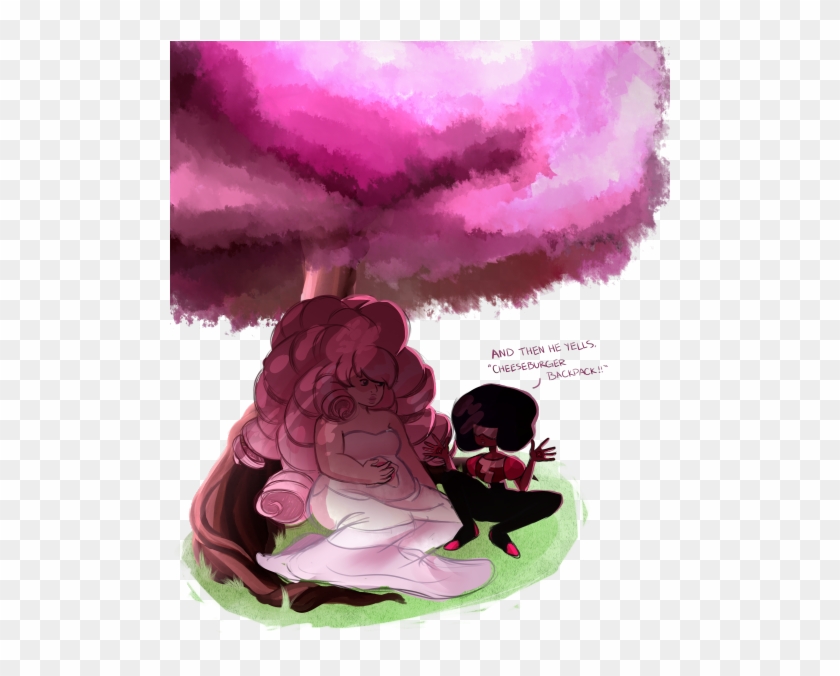 Rose Quartz Ruby Sapphire Garnet Steven Universe Future - Ruby And Sapphire Rose Clipart