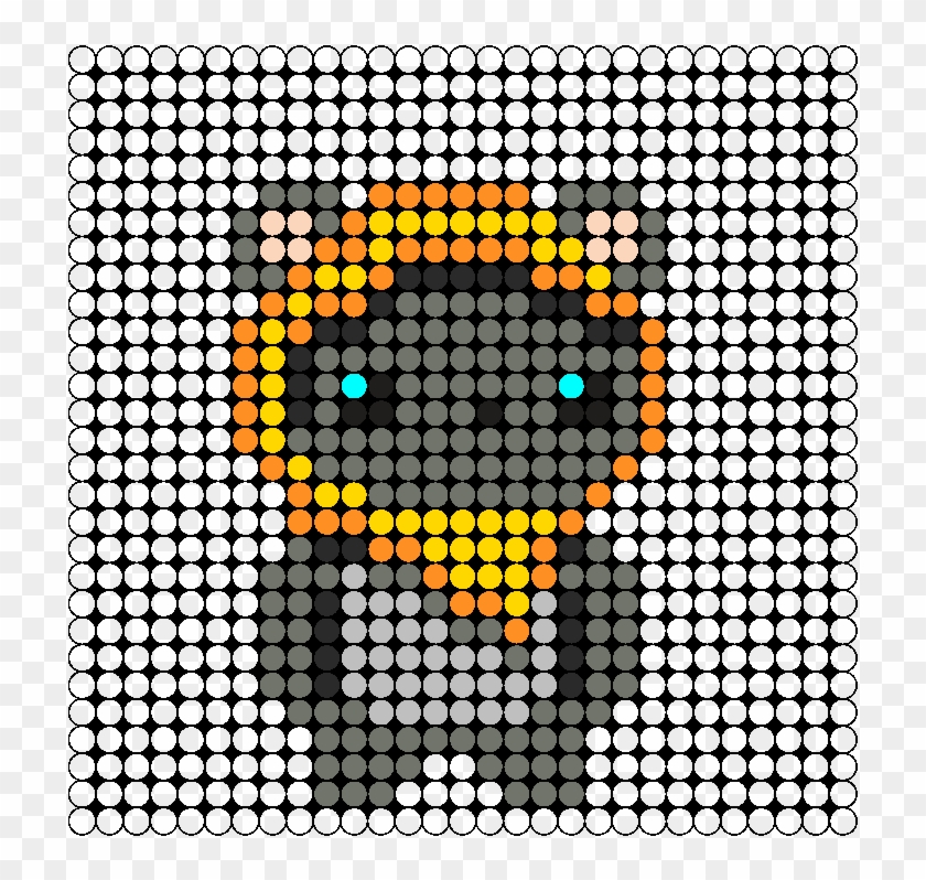 Ewok Perler Bead Pattern / Bead Sprite - Easy Cat Perler Beads Clipart #1577089