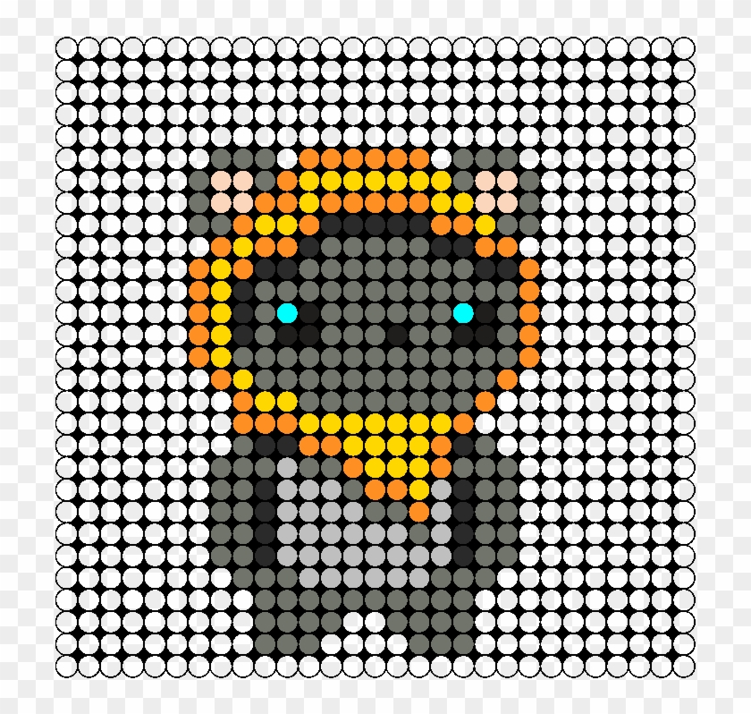 Ewok Perler Bead Pattern / Bead Sprite - Easy Cat Perler Beads Clipart