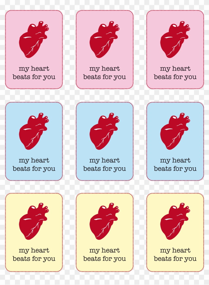 Valentineprintables Myheartbeatsforyou Multicolors Clipart