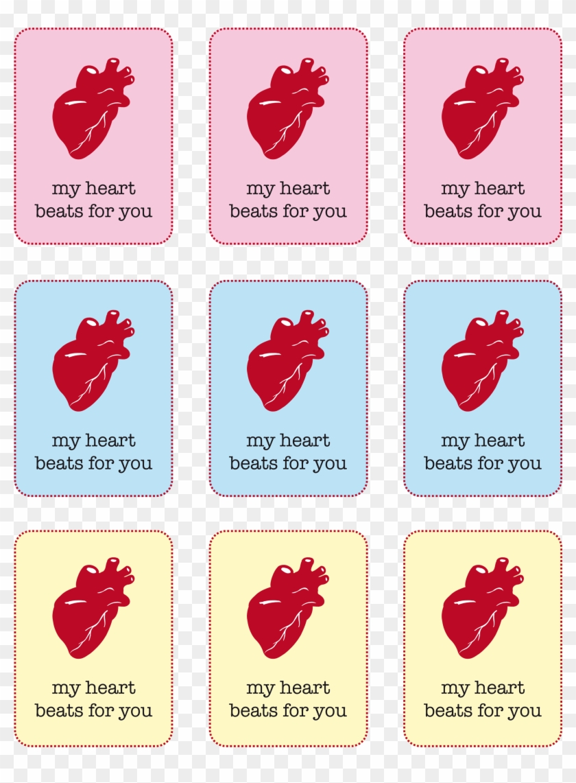 Valentineprintables Myheartbeatsforyou Multicolors Clipart #1577142