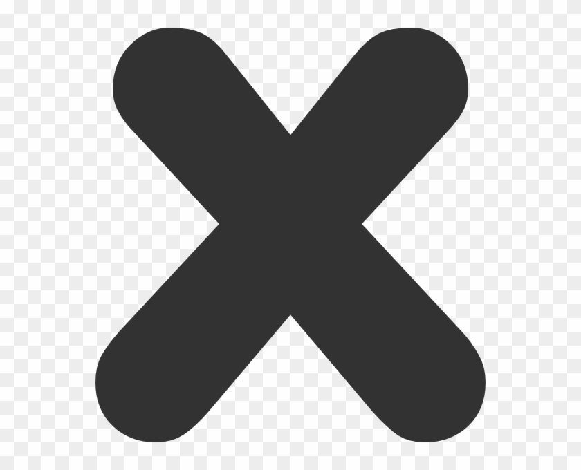 Picture Black And White Stock Black Clip Art At Clker - Black X Clipart - Png Download