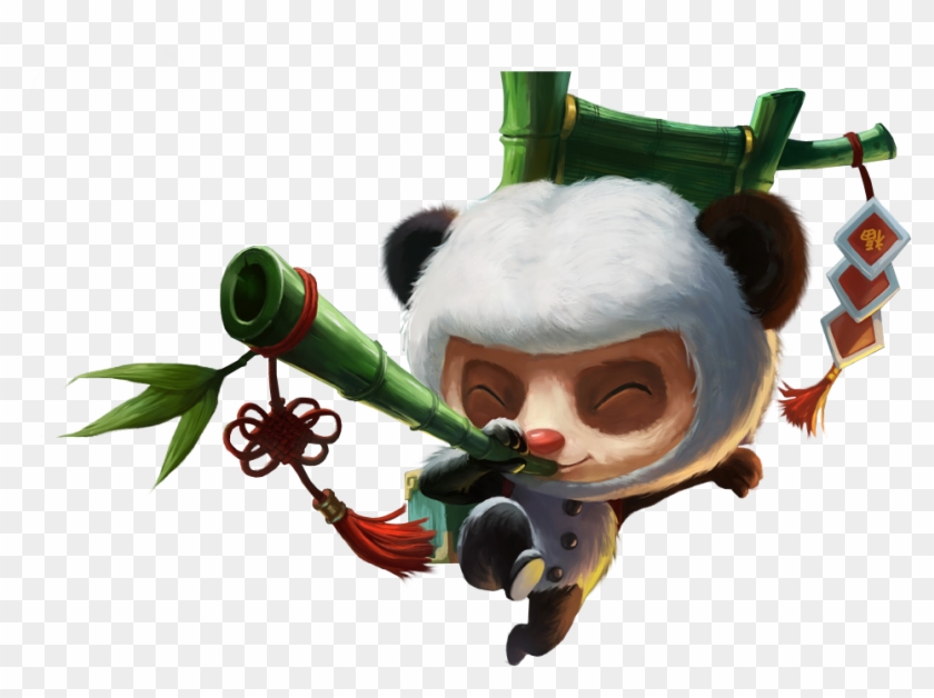 Panda Teemo Skin - Panda Teemo Png Clipart
