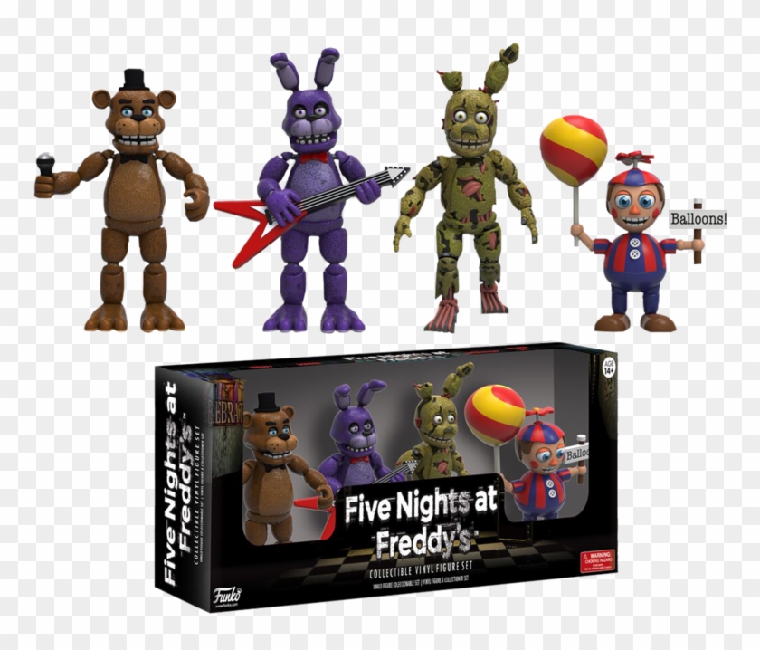 Five Nights At Freddy's - Five Nights At Freddy's Figure Set Clipart #1577778