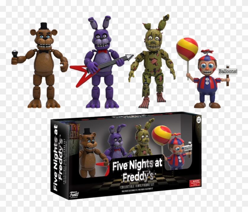 Five Nights At Freddy's - Five Nights At Freddy's Figure Set Clipart