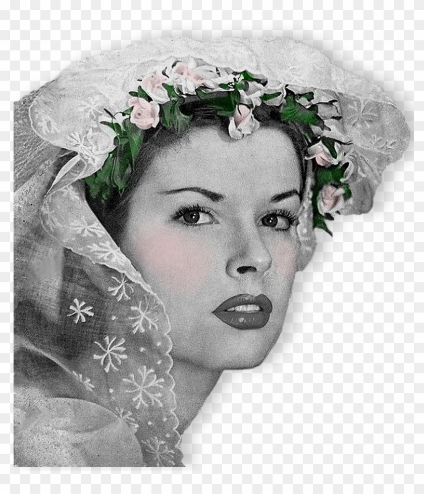Bride Free Download Png - Transparent Vintage Woman Png Clipart