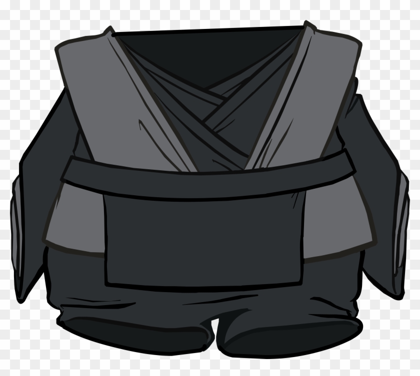 Black Jedi Robes - Club Penguin Robe Clipart #1578304