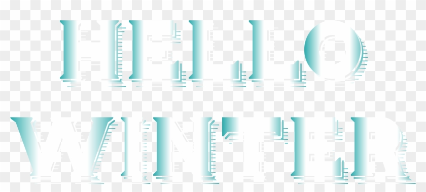 Hello Winter Png Clip Art - Graphic Design Transparent Png