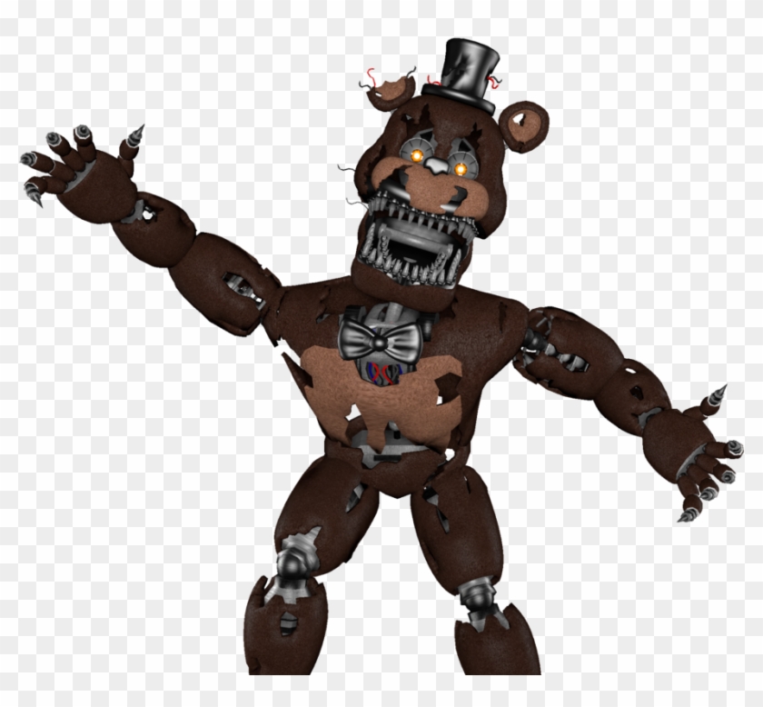 Nightmare Freddy Png - Fnaf Nightmare Freddy Render Clipart #1578435