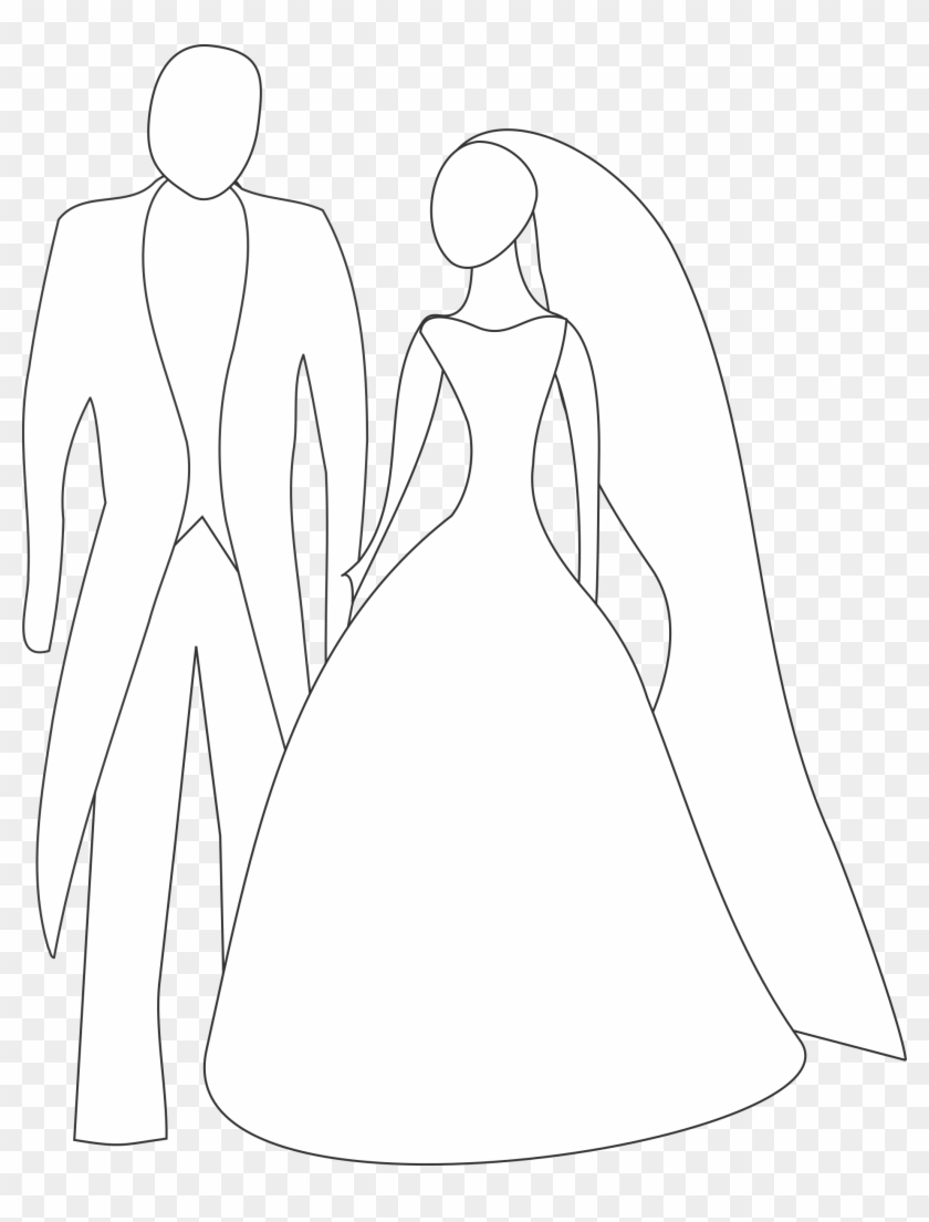 This Free Icons Png Design Of Bride And Groom Clipart #1578479