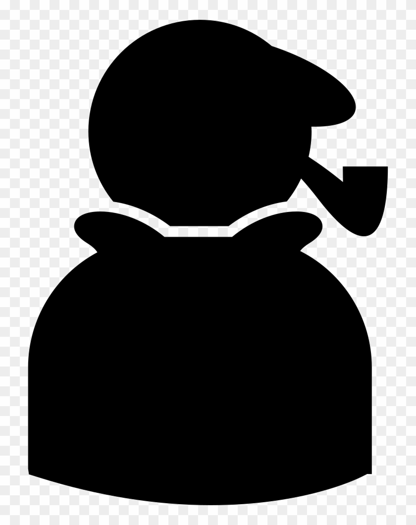 Sherlock Holmes Silhouette With Cigar Pipe Comments - The Sherlock Holmes Museum Clipart #1578553