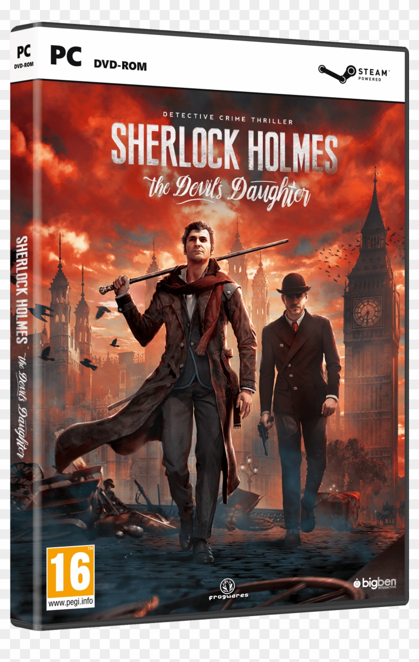 Sherlock Holmes And John Watson Will Track Down Evil - Sherlock Holmes Devil's Daughter Xbox One Clipart #1578682