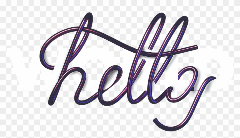 Hello Png - Calligraphy Clipart