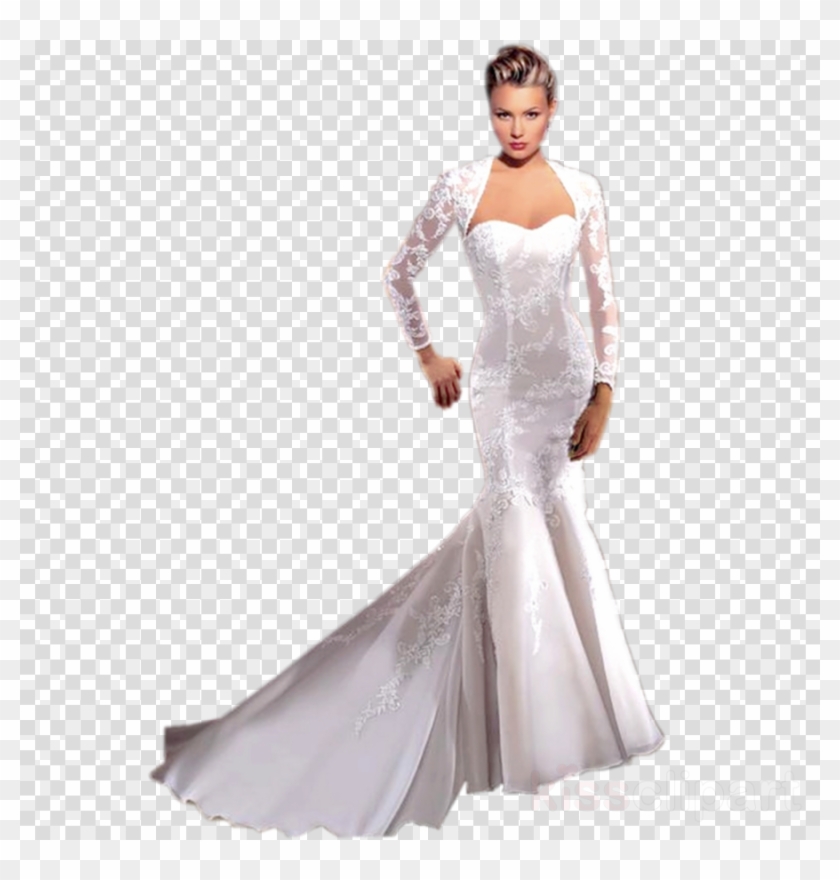 Download Gown Clipart Wedding Dress Bride Marriage - Png Download