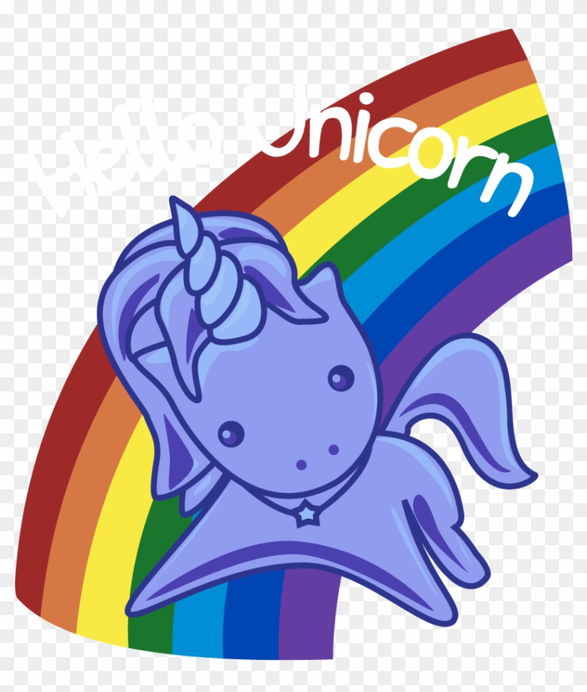 So I've Made A Vector With The "hello Unicorn" Stamp - Hello Unicorn Altered Carbon Clipart