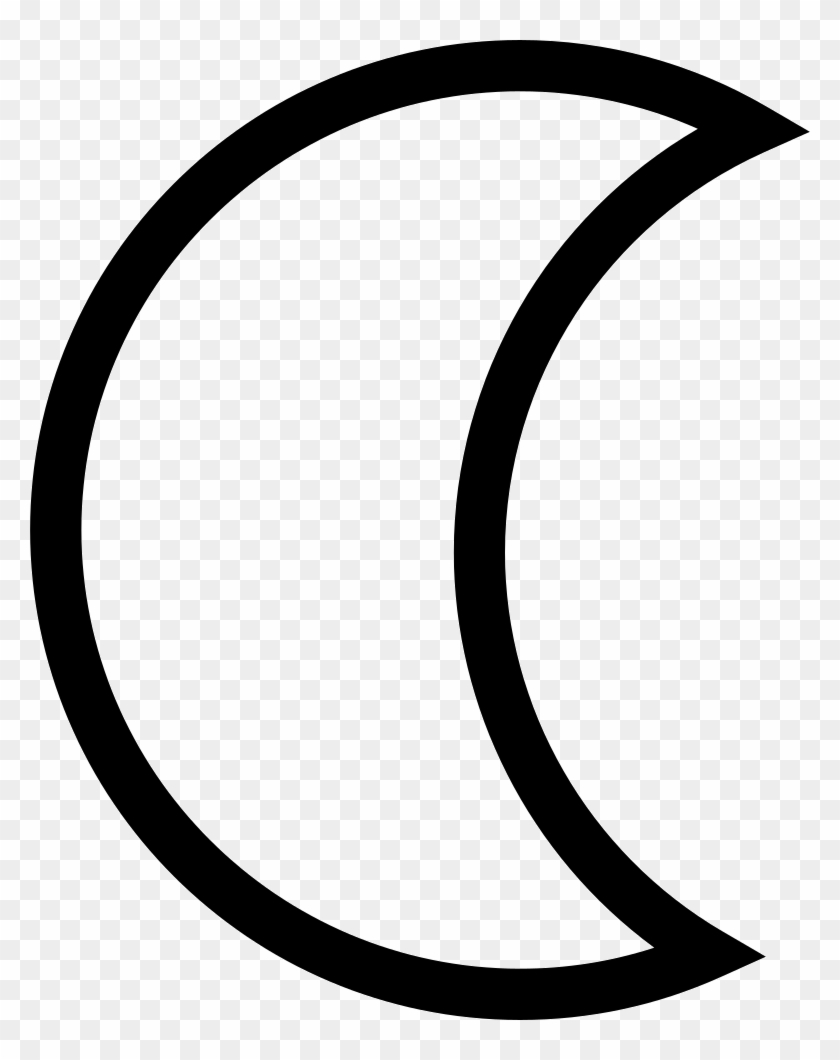 Png File Svg - Half Moon Vector Clipart