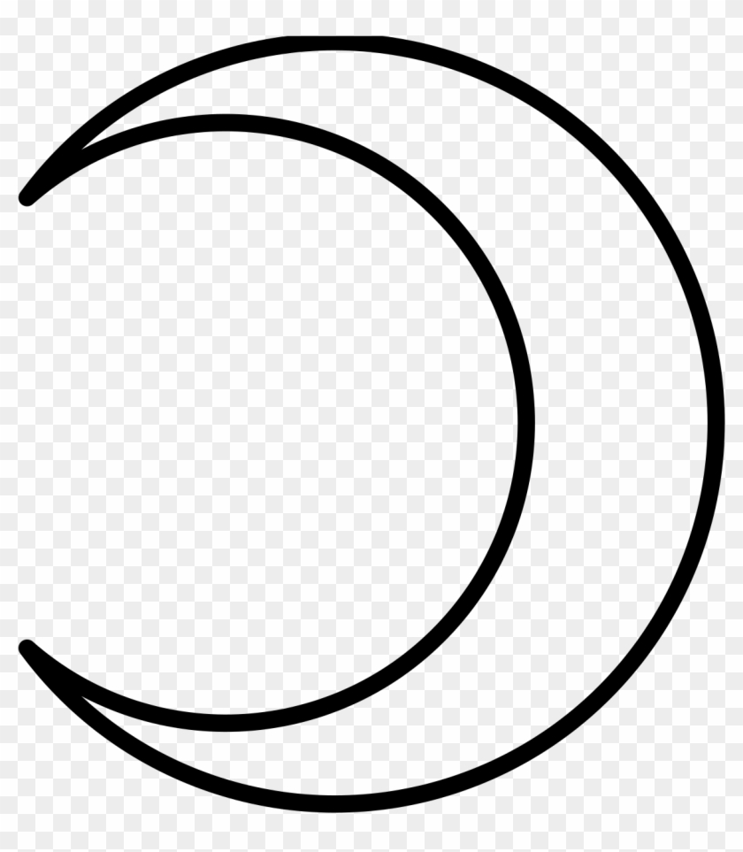 File - Crescent - Svg - Crescent Moon Svg Clipart #1578933