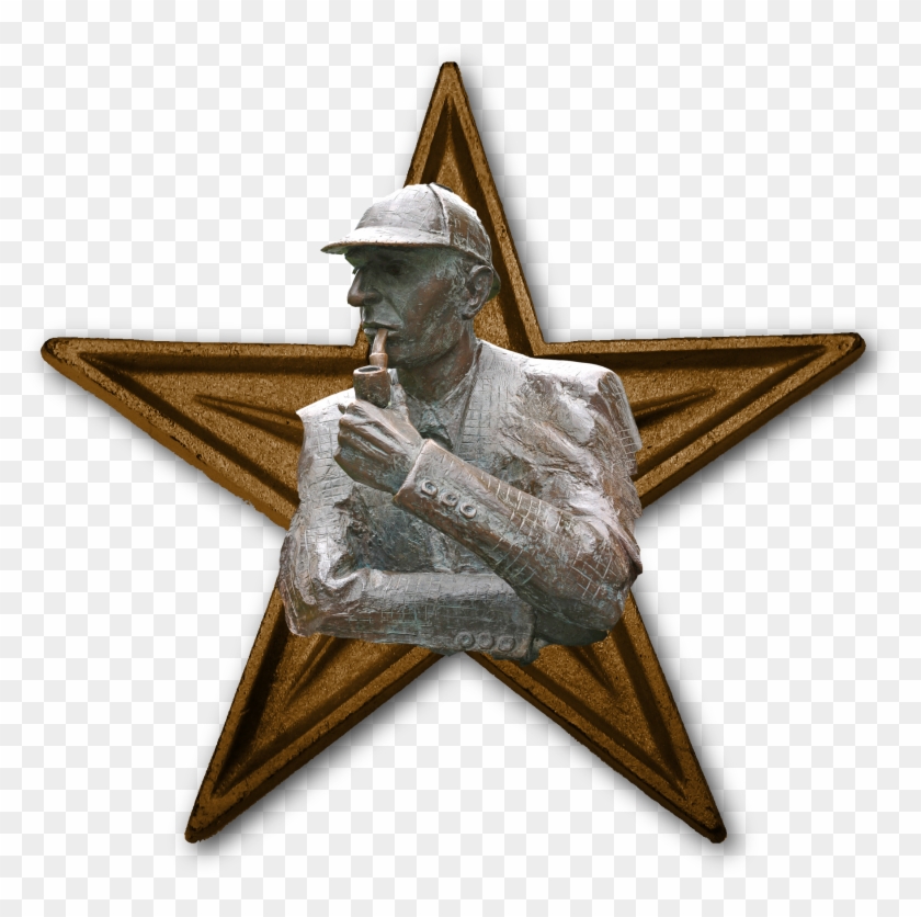 Sherlock Holmes Barnstar - Communist Red Star Png Clipart