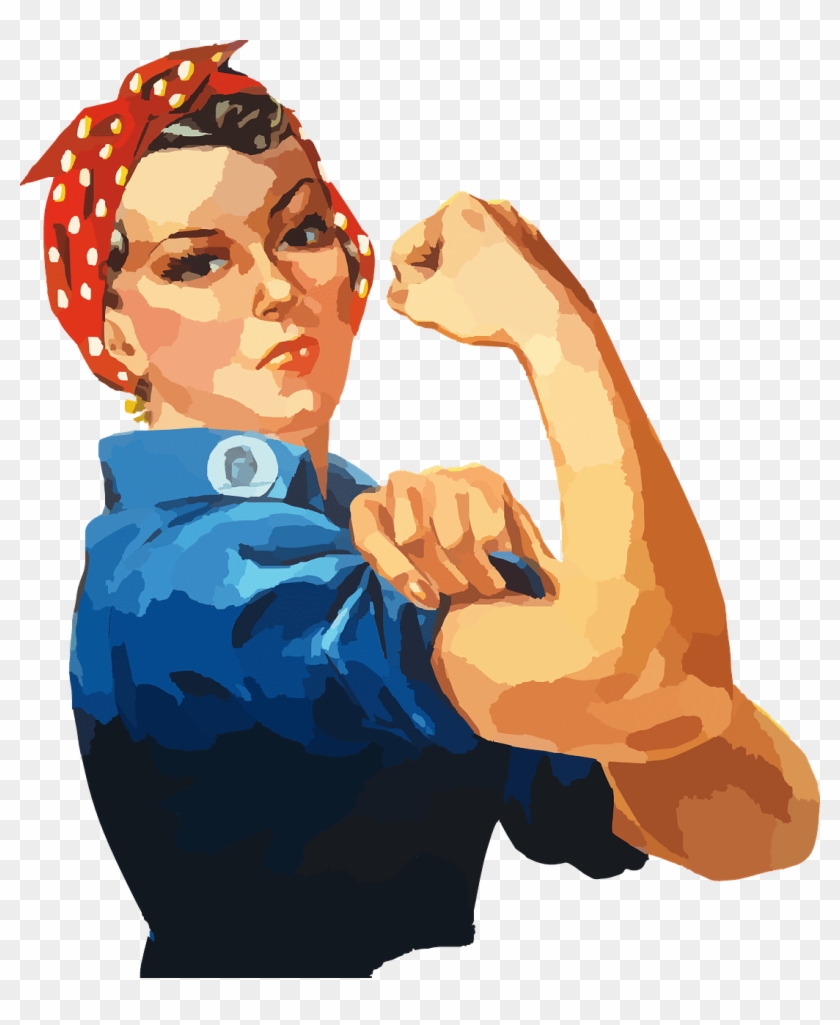 Woman Equality Rosie Riveter Women Workforce - Rosie The Riveter Transparent Clipart #1579238